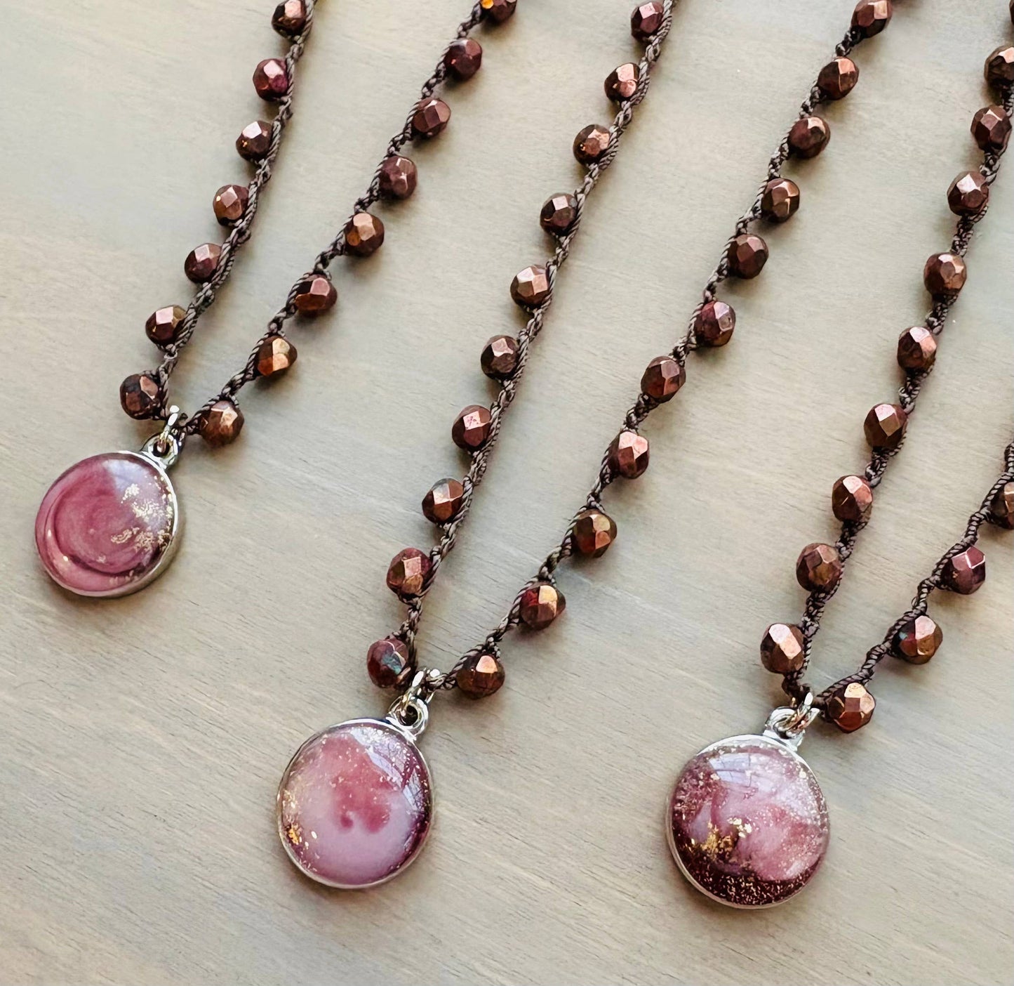 Antique Rose Portal Earrings With Sterling Silver Hooks