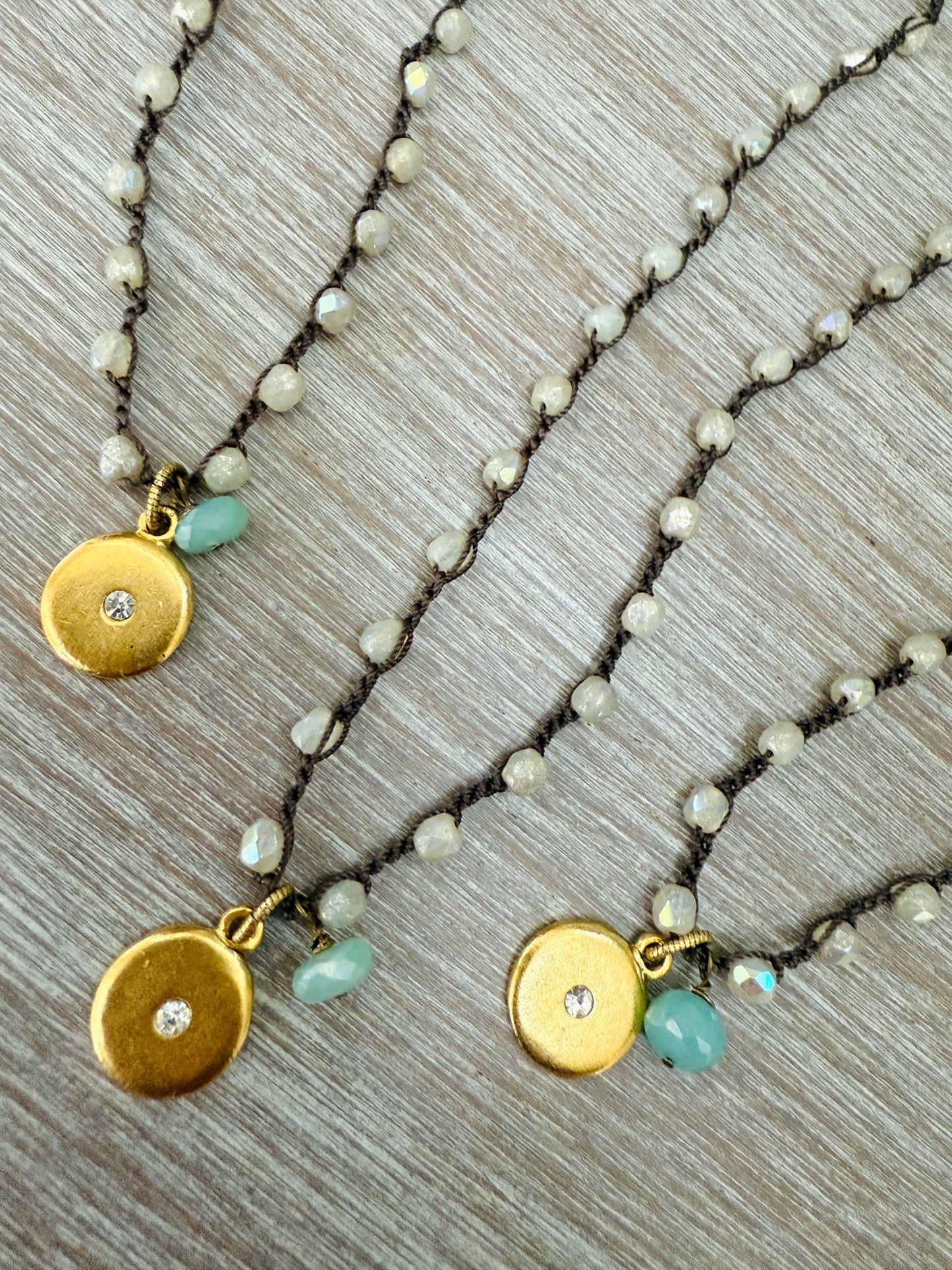 Dandelion Sparkle with Chalcedony Drop