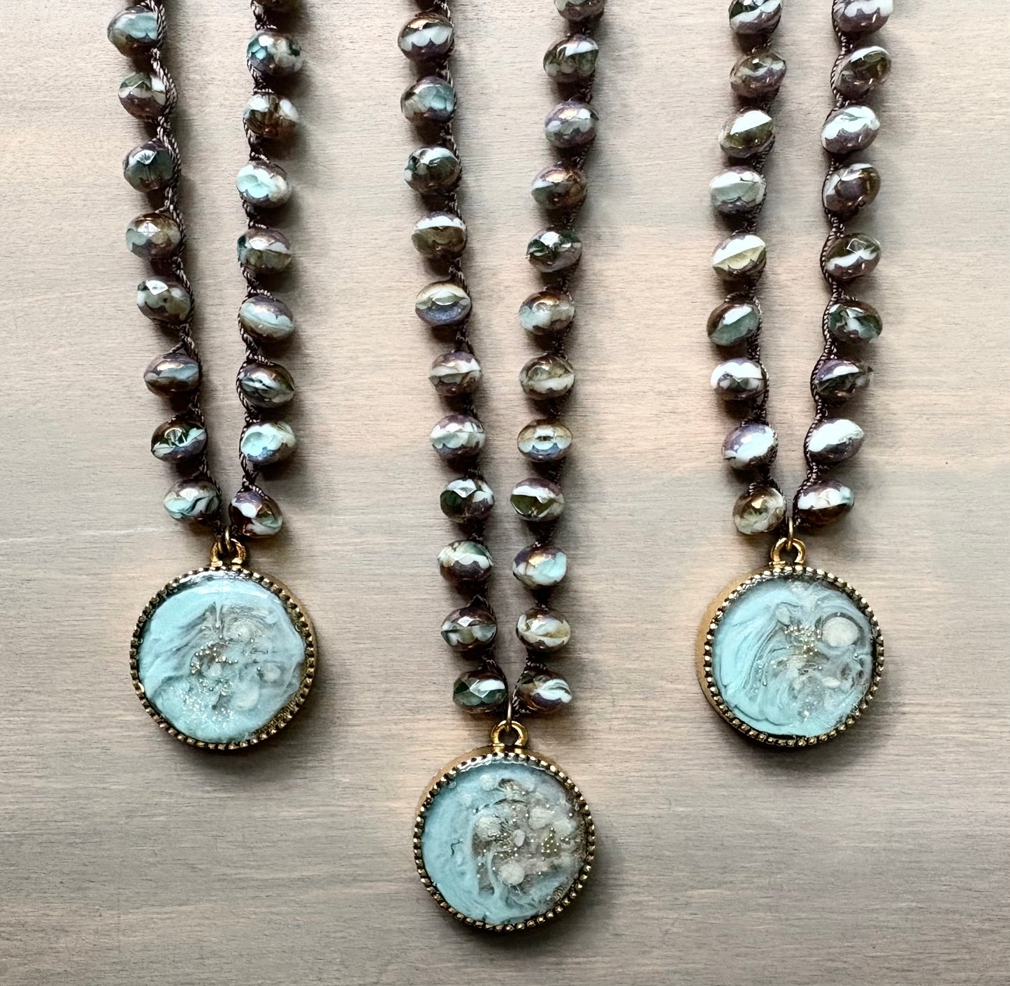 Shorebreak Bubbles Handmade Portal Necklace