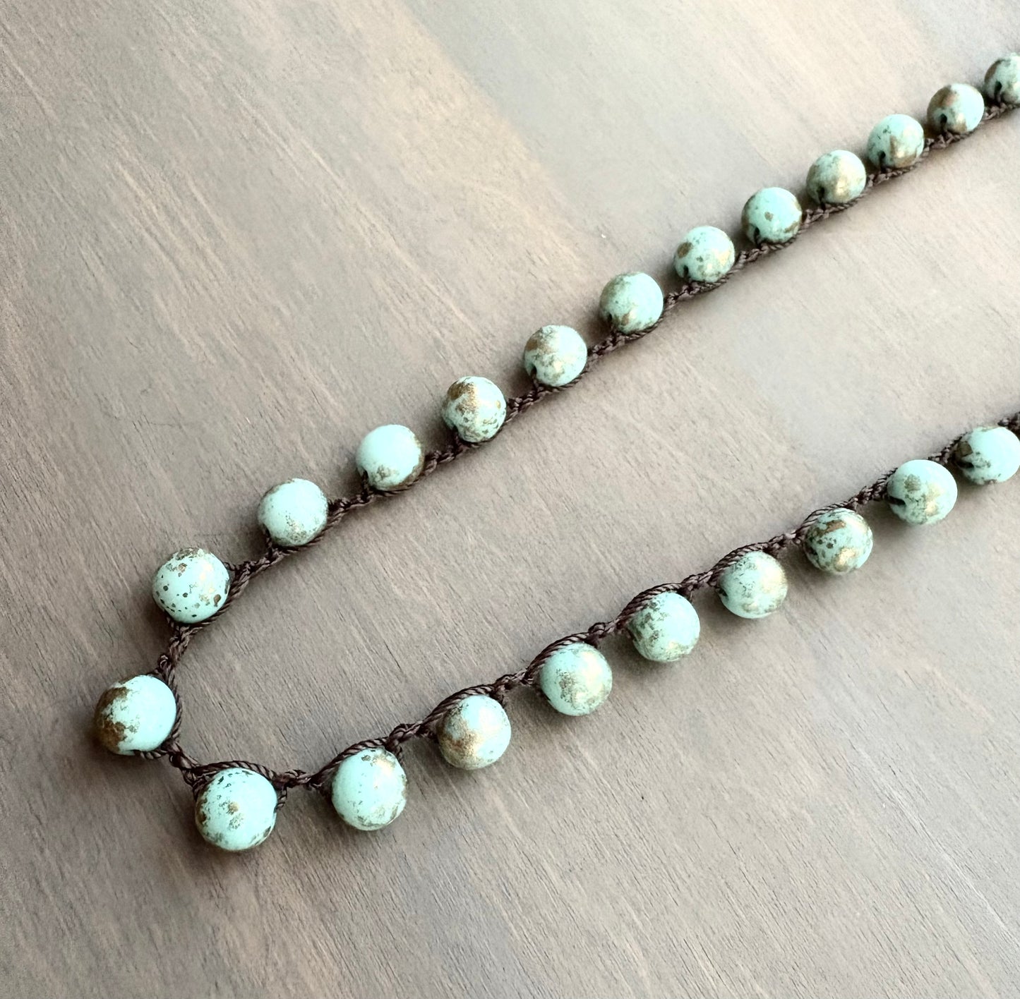 Golden Mint Wrap, Necklace or Bracelet - Only One Left!