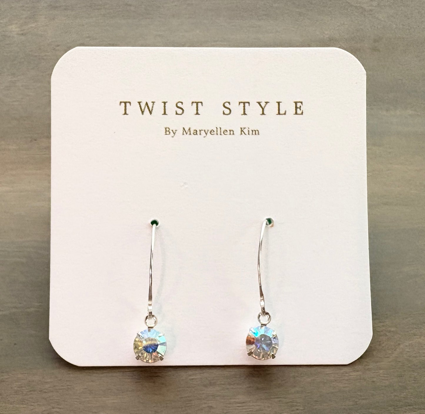 Sterling Silver Swarovski Sparkle Drop Earrings