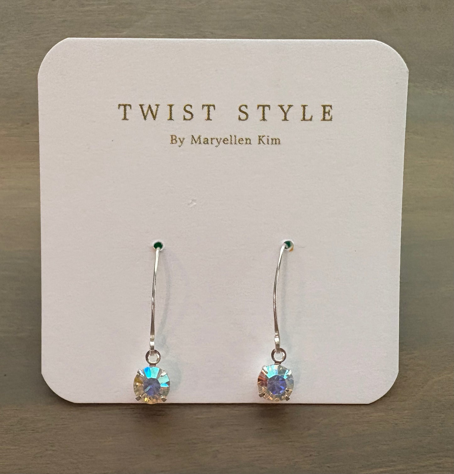 Sterling Silver Swarovski Sparkle Drop Earrings