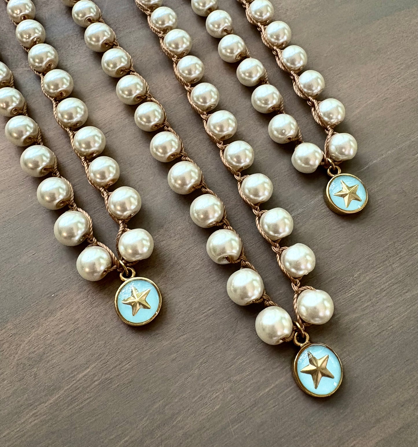 Glass Pearl Morning Star Necklace To Help You Find Your Way
