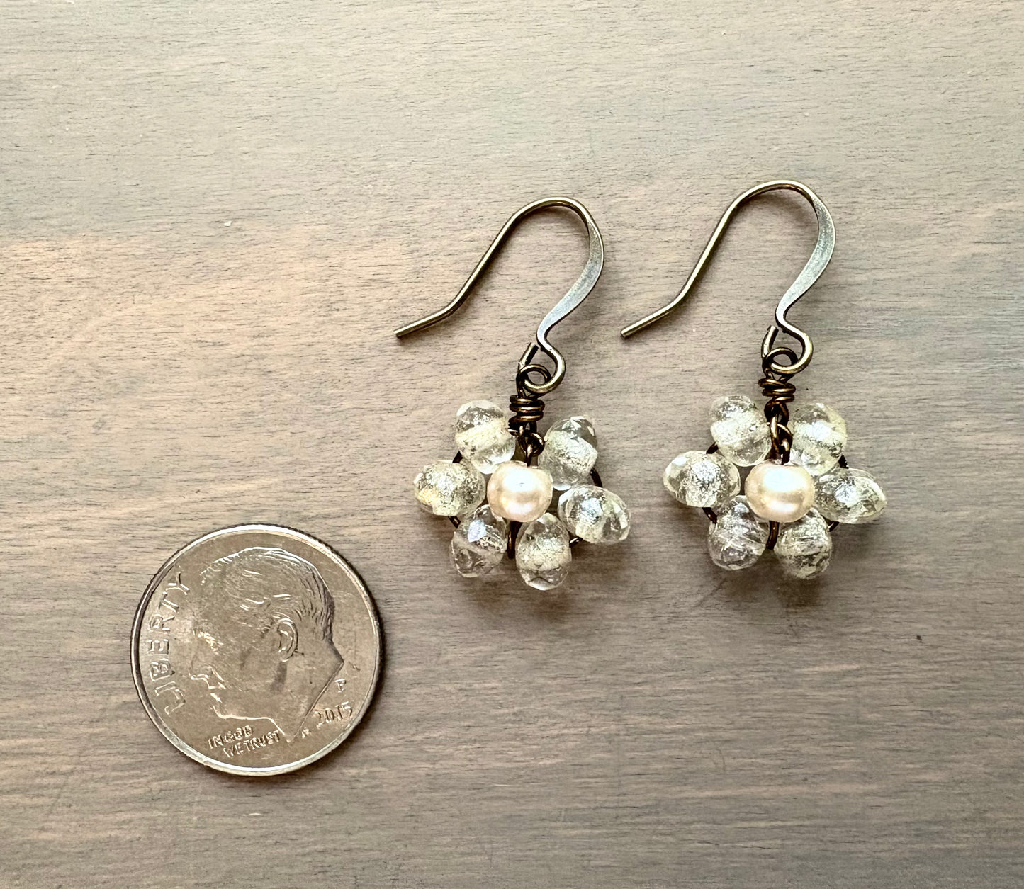 Beach Bloom Earrings In Opal