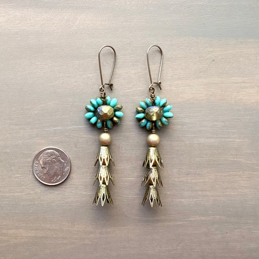 Beach Tassel Earrings Flowy Seaside Earrings For Mothers Day