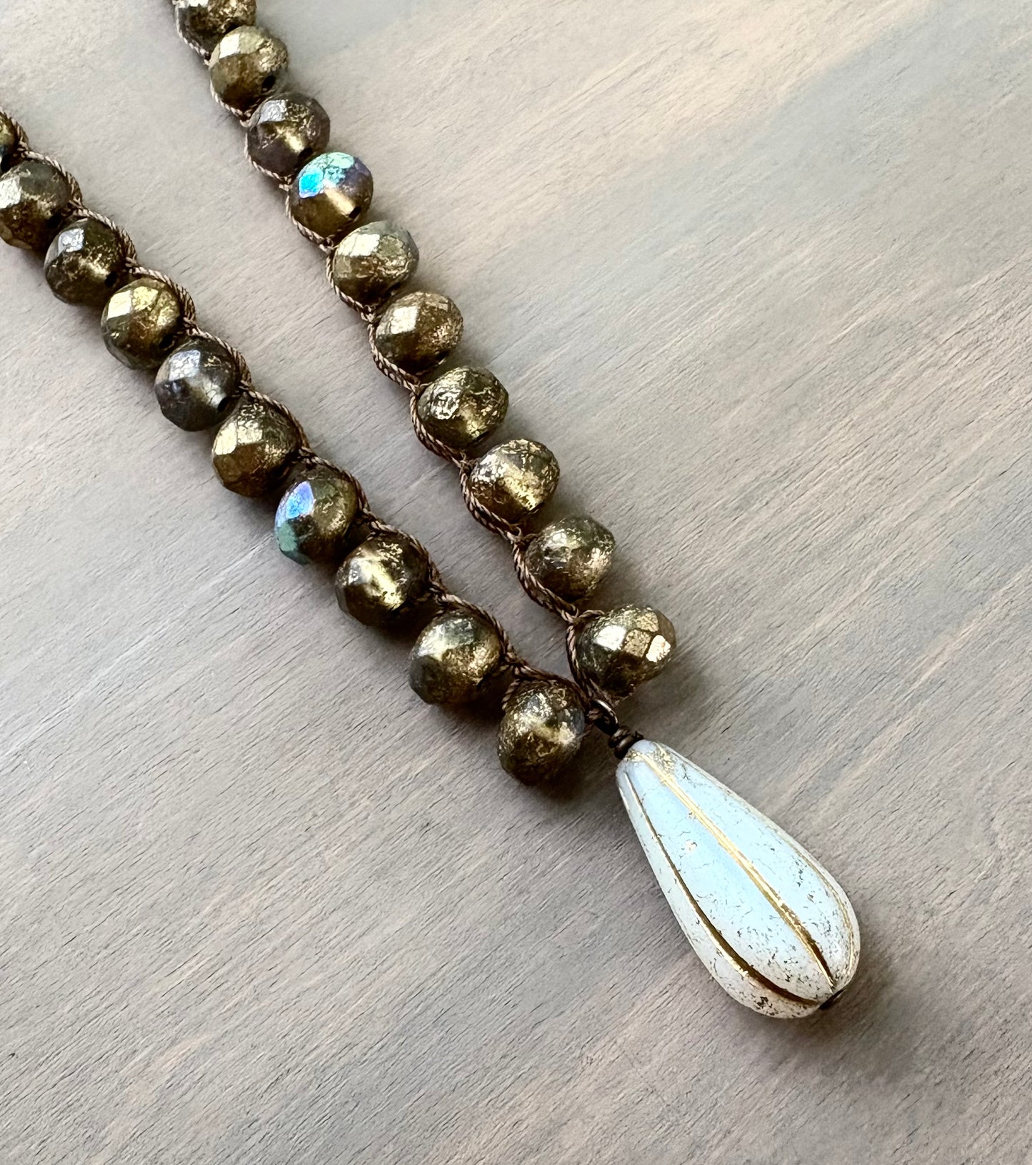 Earthen Beauty Fluted Drop Last One