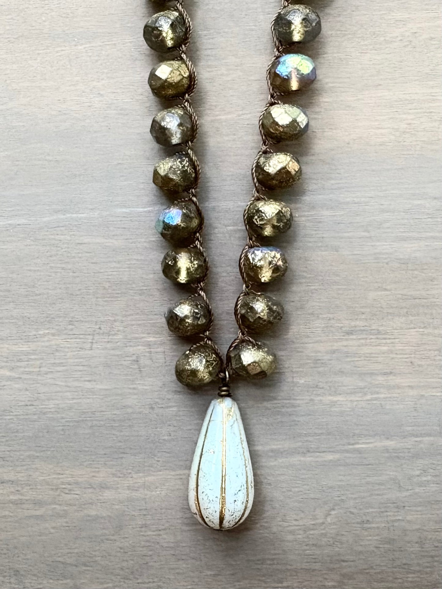 Earthen Beauty Fluted Drop Last One