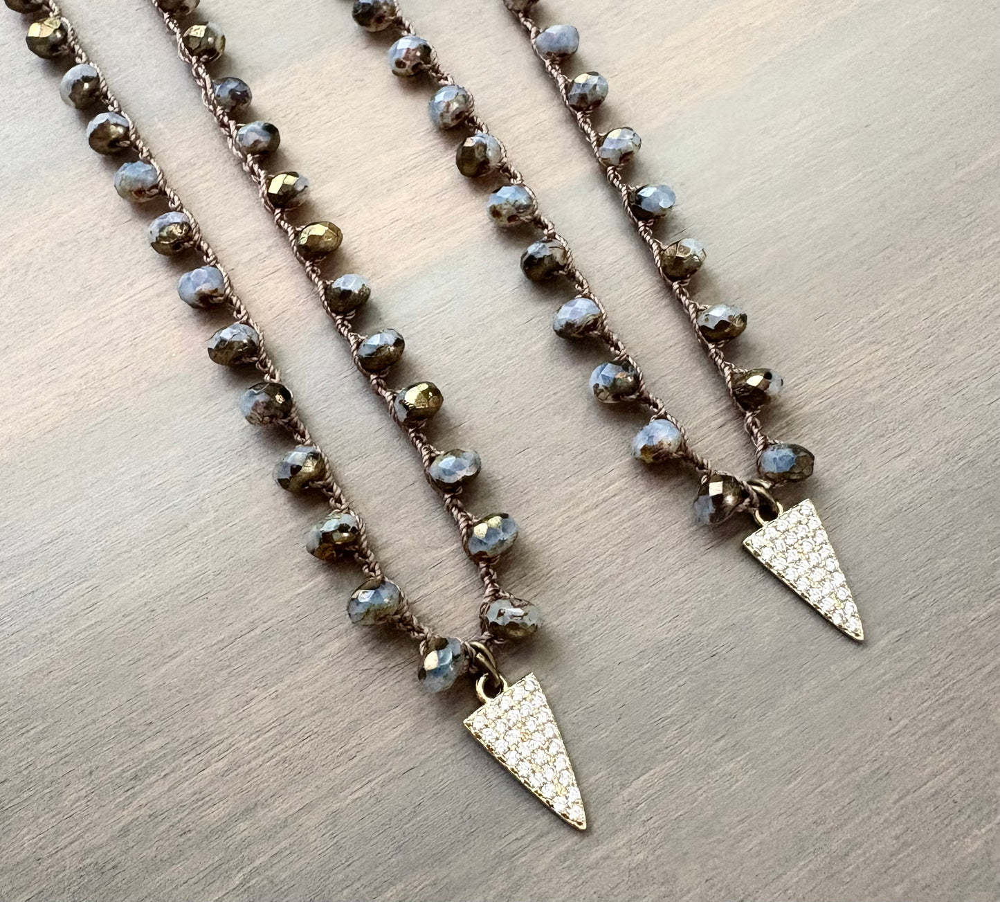 Swarovski Arrow on Czech Crystal