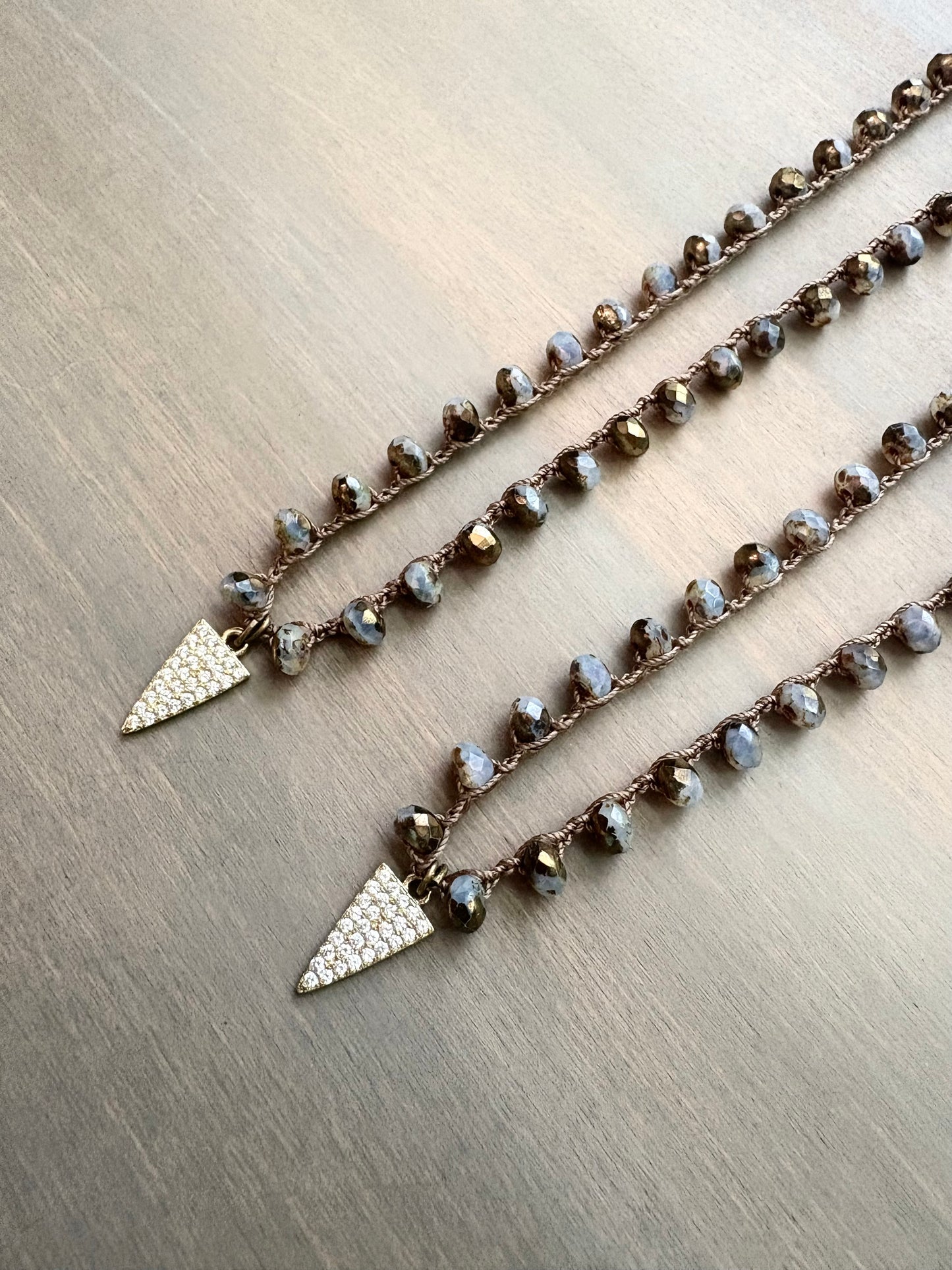 Swarovski Arrow on Czech Crystal