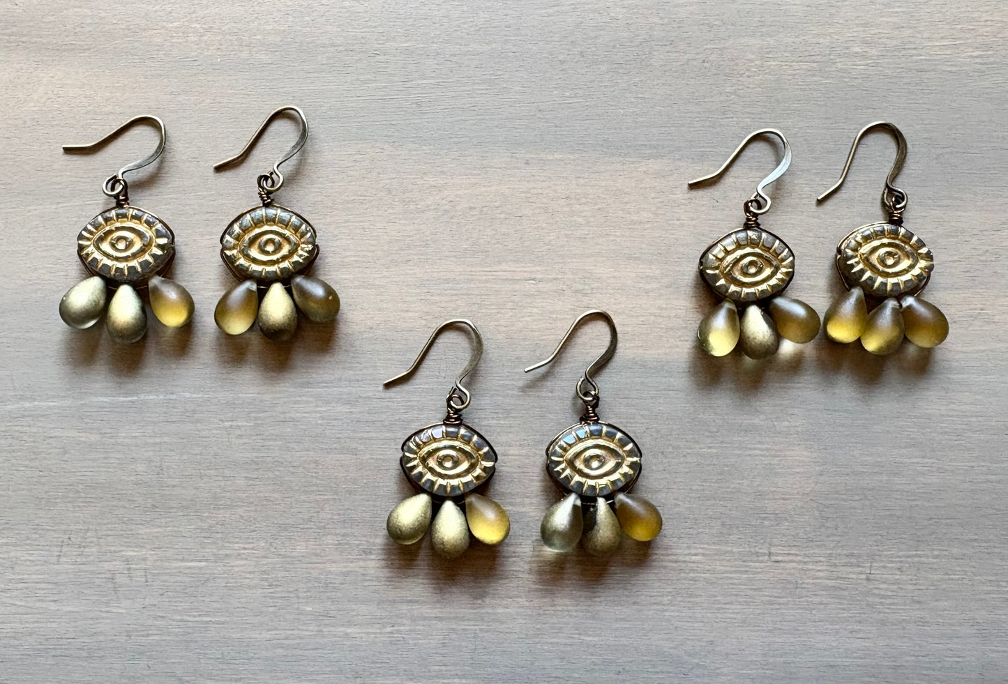 Crystal Eye of Protection Earrings