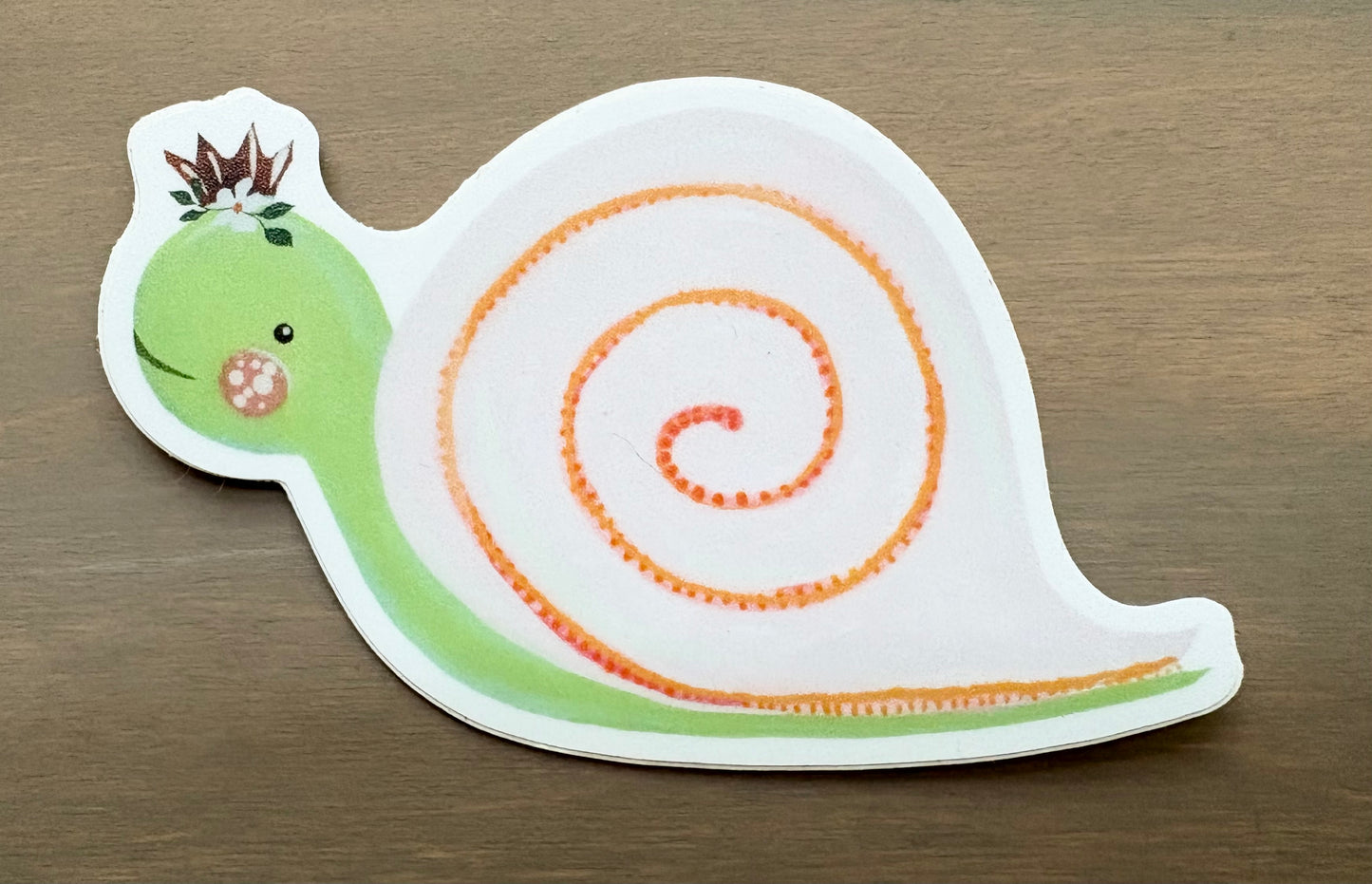 Cheery Snail Queen Waterproof Sticker