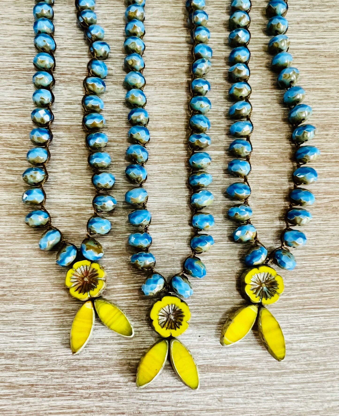 Vintage Flora Crystal Flower Earrings In Sunshine Yellow