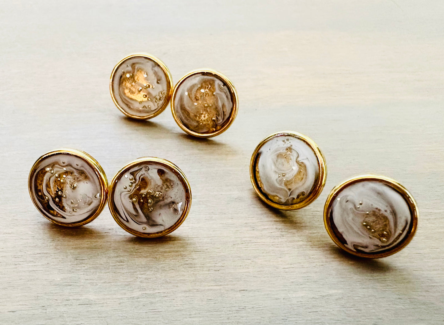 Pearly Seashell Portal Studs