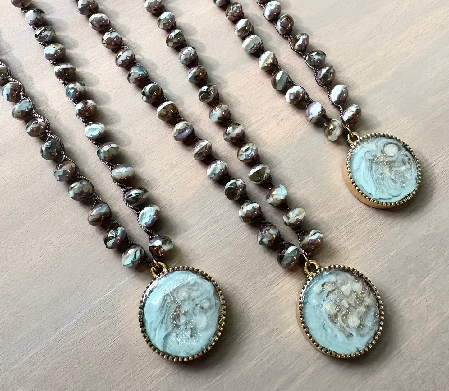 Shorebreak Bubbles Handmade Portal Necklace