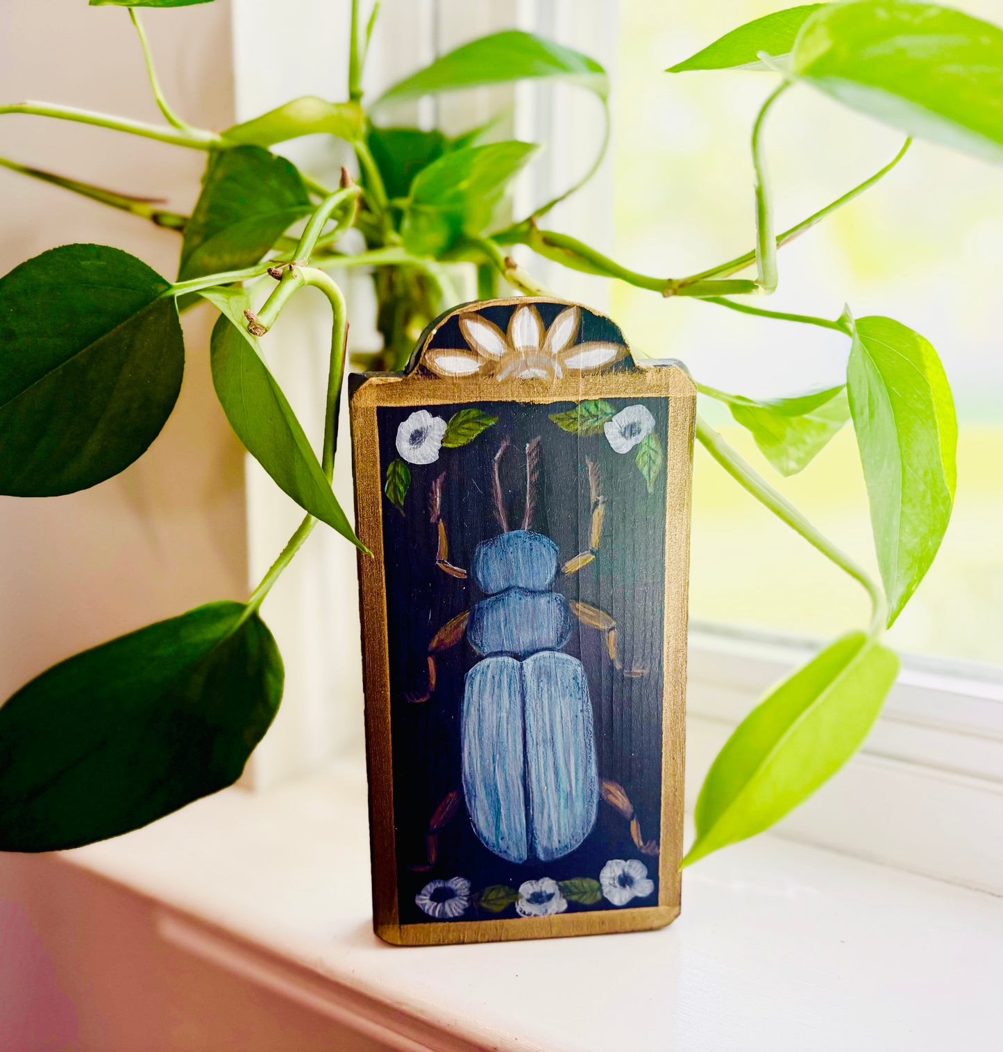 Blue Beetle Plaque