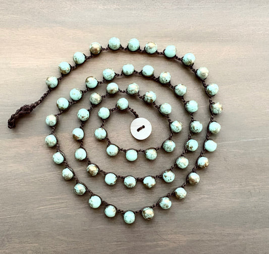 Golden Mint Wrap, Necklace or Bracelet - Only One Left!