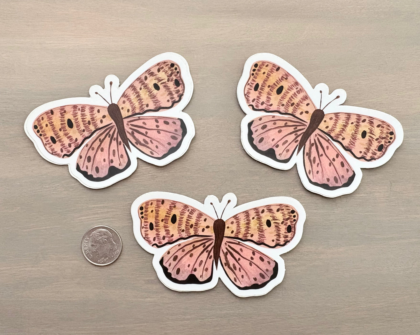 Mountain Moth Waterproof Sticker