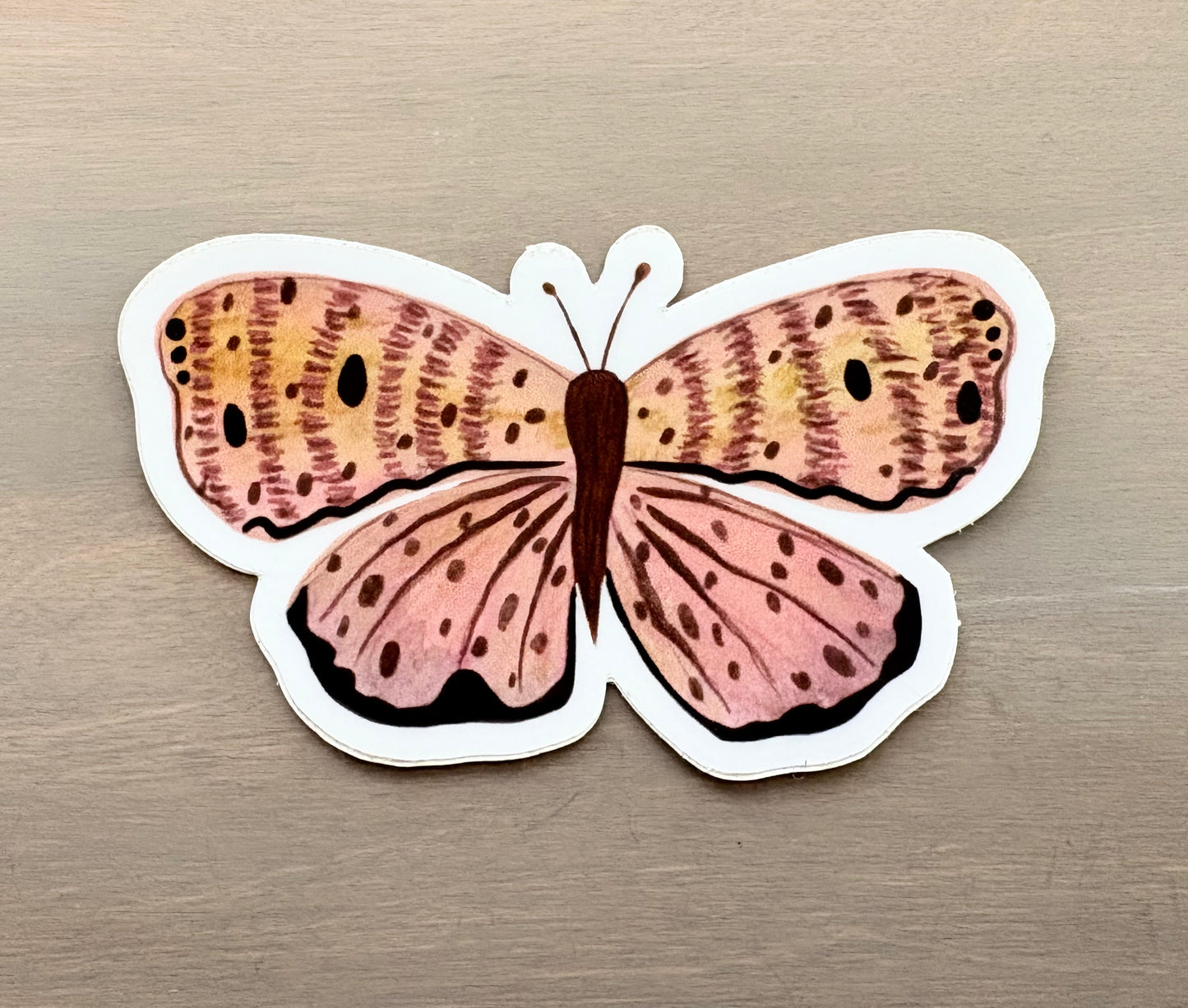 Mountain Moth Waterproof Sticker