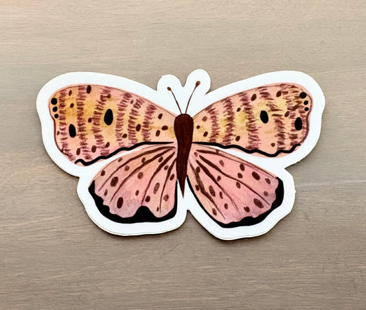 Mountain Moth Waterproof Sticker