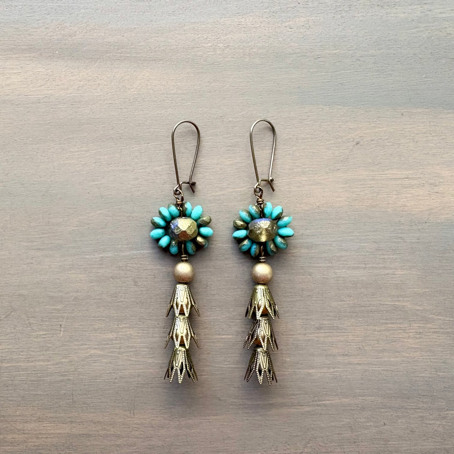 Beach Tassel Flowy Seaside Earrings