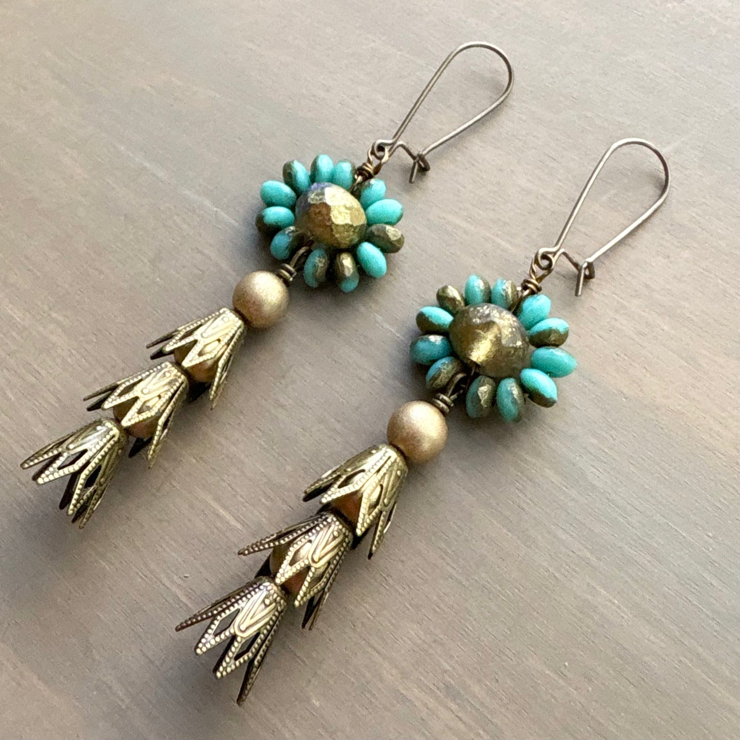 Beach Tassel Flowy Seaside Earrings