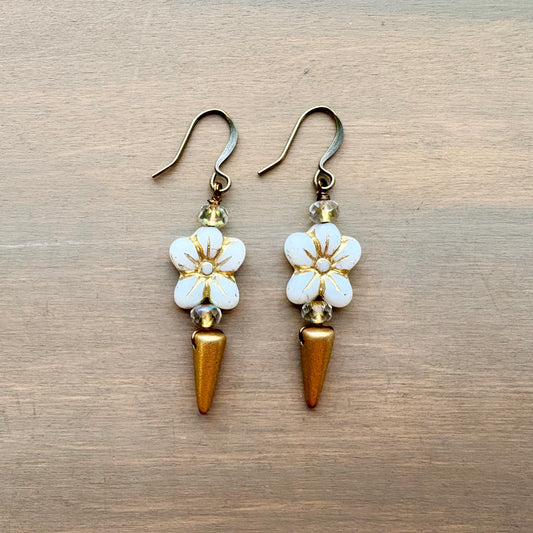 Jonquil Thorn Drop Earrings For Spring