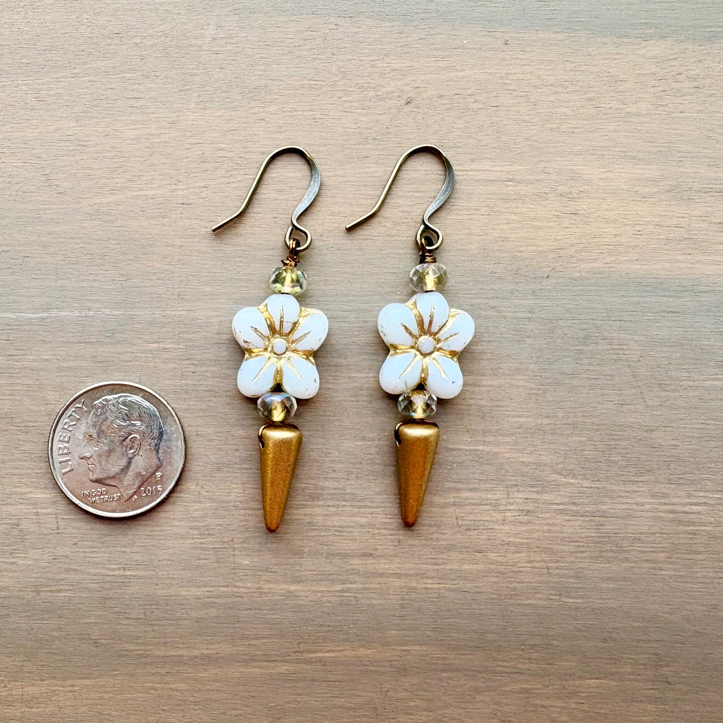 Jonquil Thorn Drop Earrings For Spring
