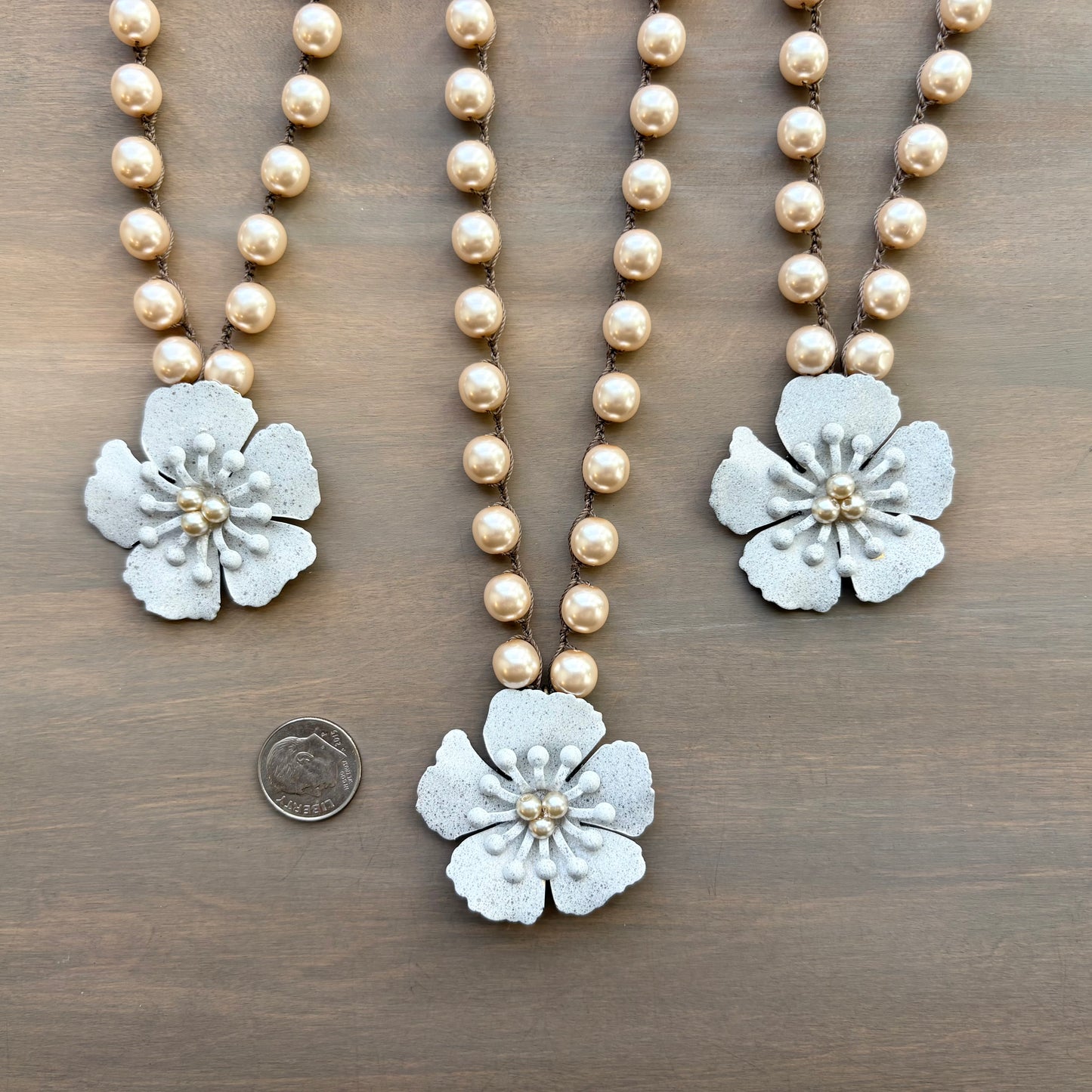 Garden Flower Handpainted Necklace - Small Batch