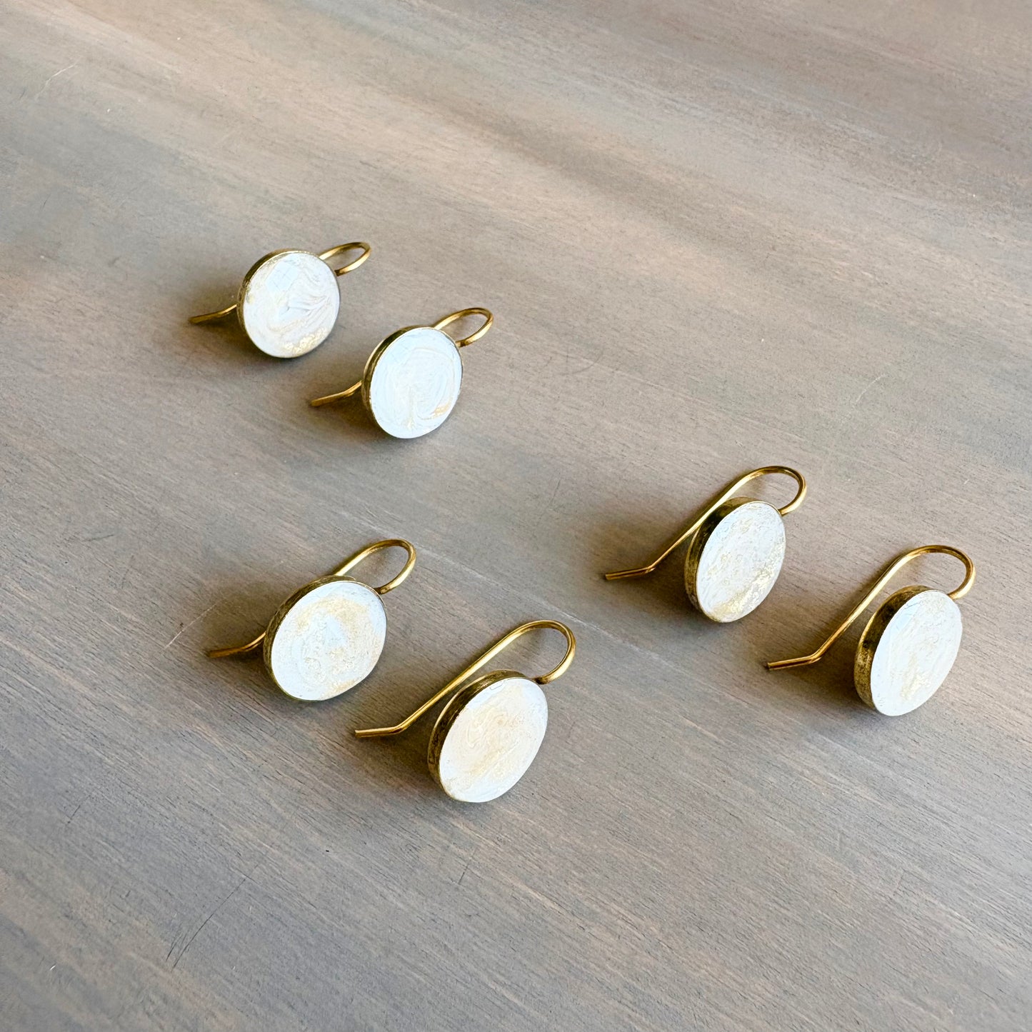 Pearly Seashell Earrings