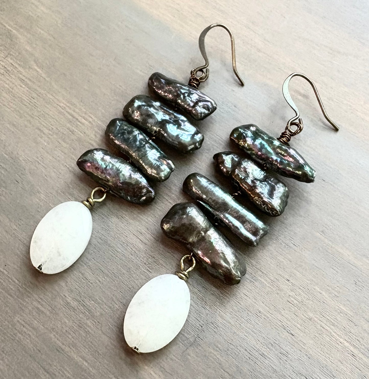 Forest Queen Freshwater Pearl Earrings