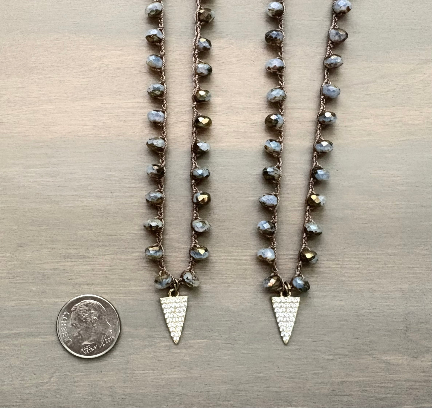 Swarovski Arrow on Czech Crystal