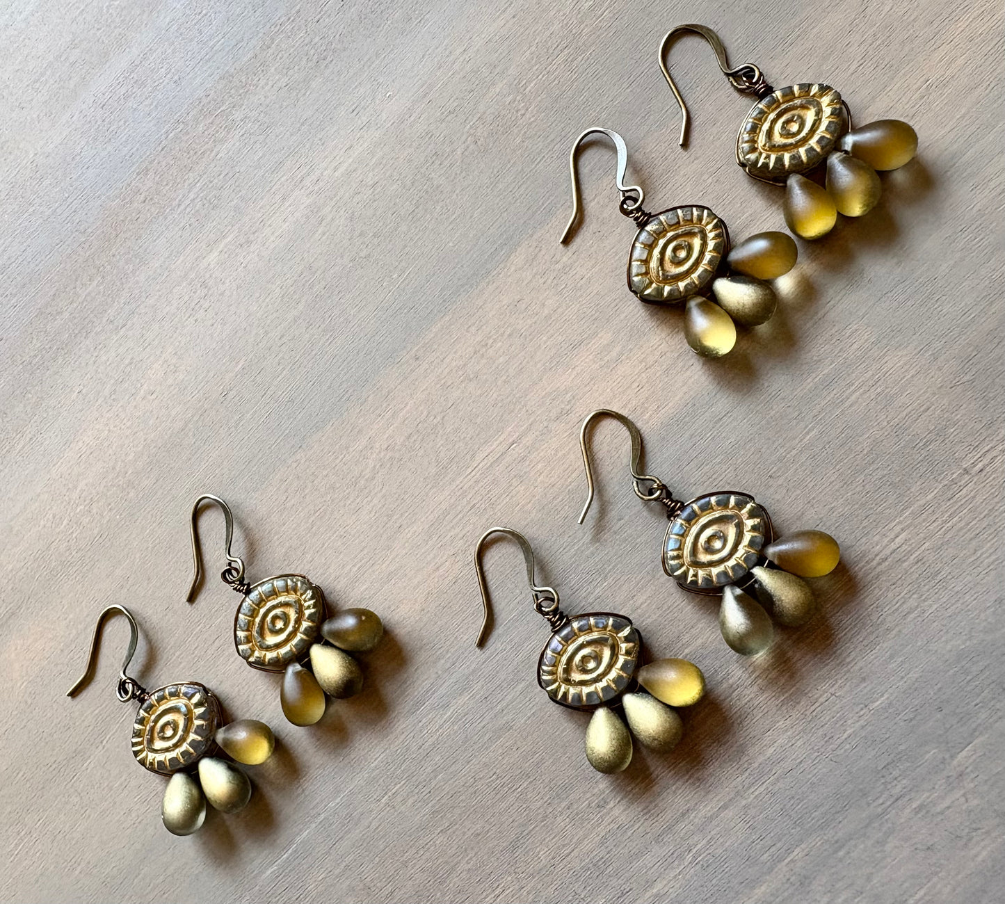 Crystal Eye of Protection Earrings