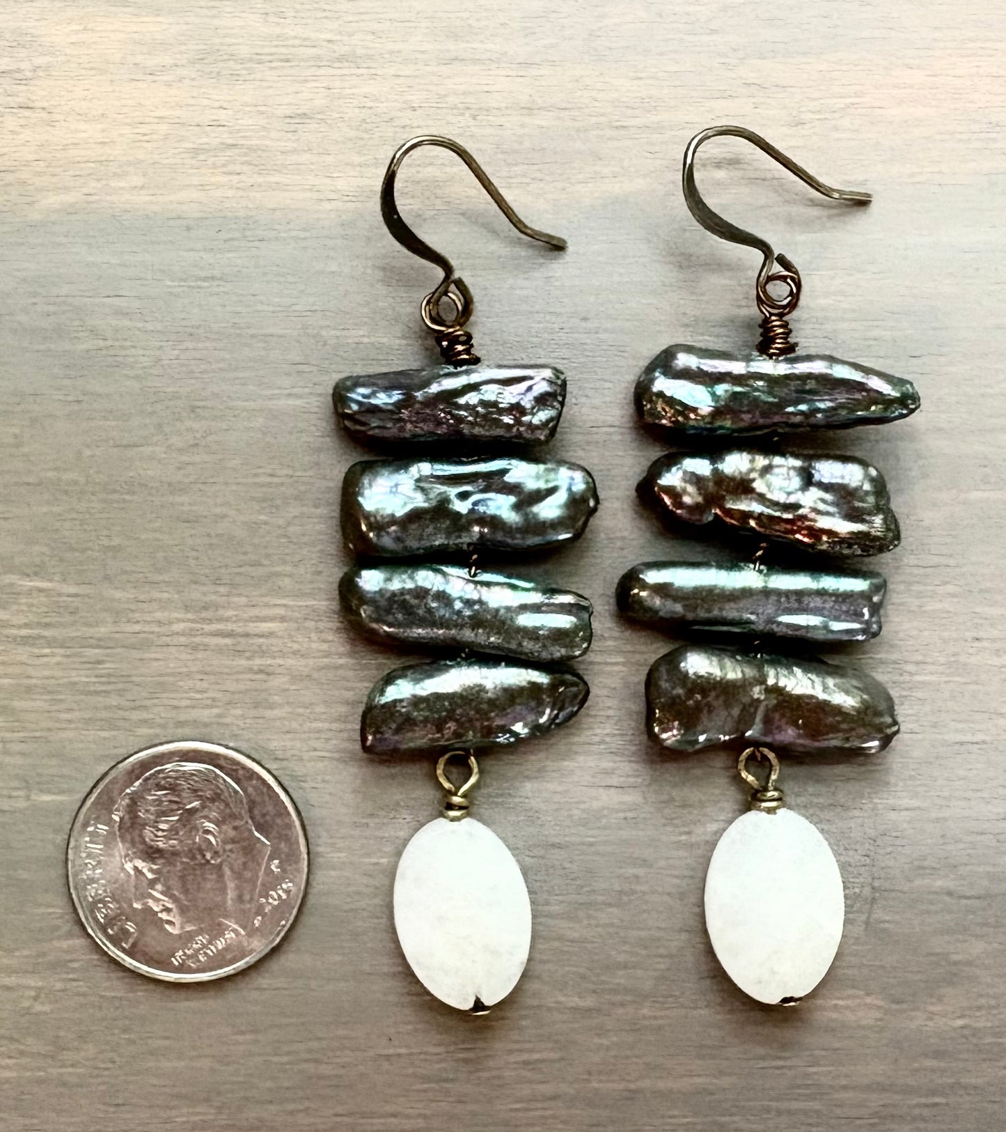 Forest Queen Freshwater Pearl Earrings