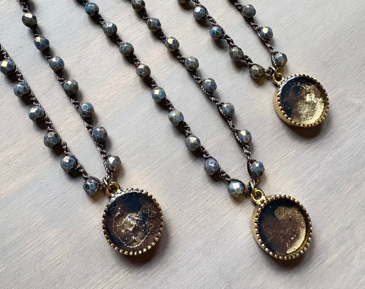Small Dark Sky Portal Necklace