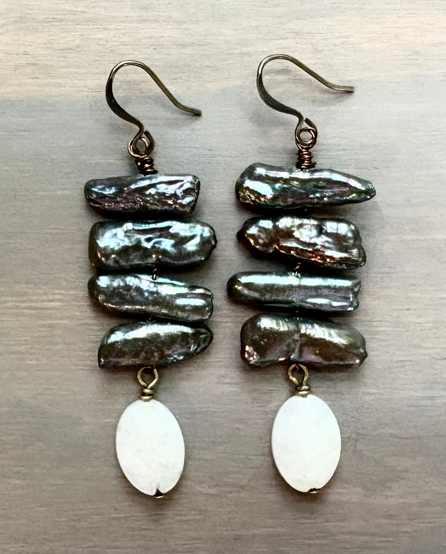 Forest Queen Freshwater Pearl Earrings